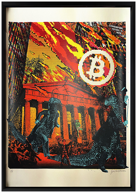 Bitcoin Meteorite Print lowres